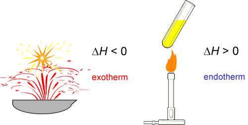 exotherm / endotherm